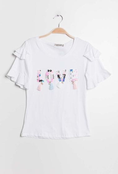 Grossiste ABELLA - T-shirt LOVE