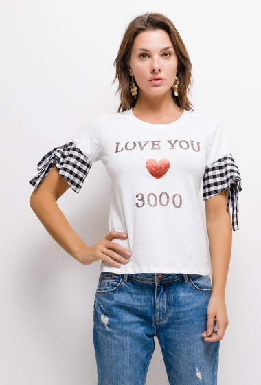 Grossiste ABELLA - T-shirt LOVE YOU
