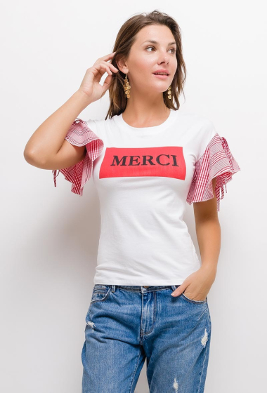 Grossiste ABELLA - T-shirt MERCI