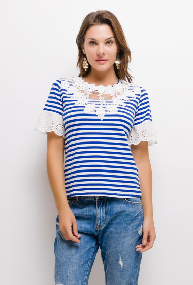 Wholesaler ABELLA - Striped t-shirt