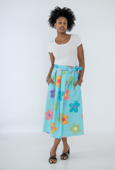 Wholesaler AC BELLE - Long floral skirt