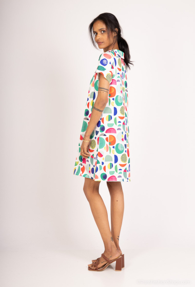 Wholesaler AC BELLE - Geometric pattern dress