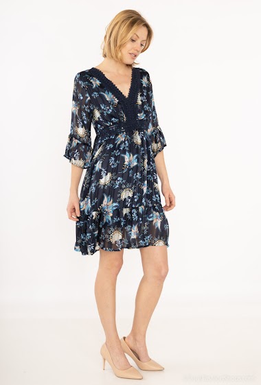 Wholesaler AC BELLE - Short printed dress