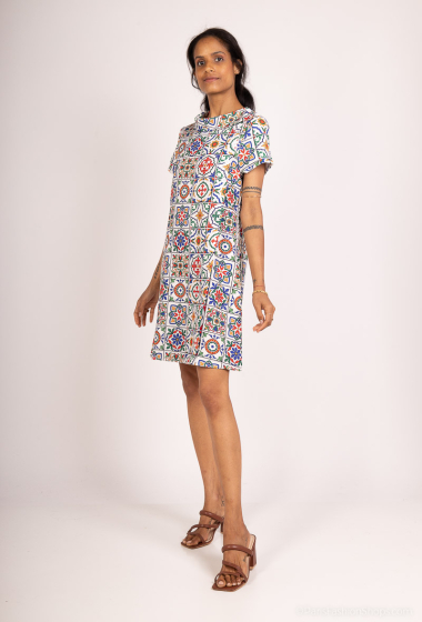 Wholesaler AC BELLE - V-neck printed dress