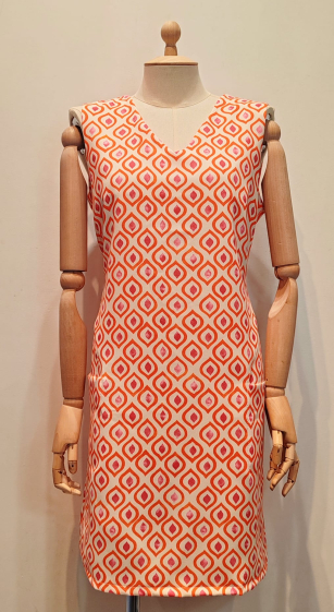 Wholesaler AC BELLE - Sleeveless printed dress