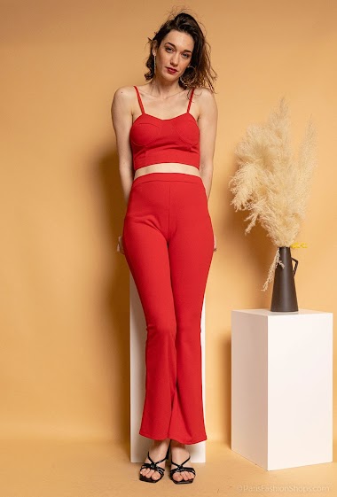 Wholesaler ADELINE - Top and flared pants