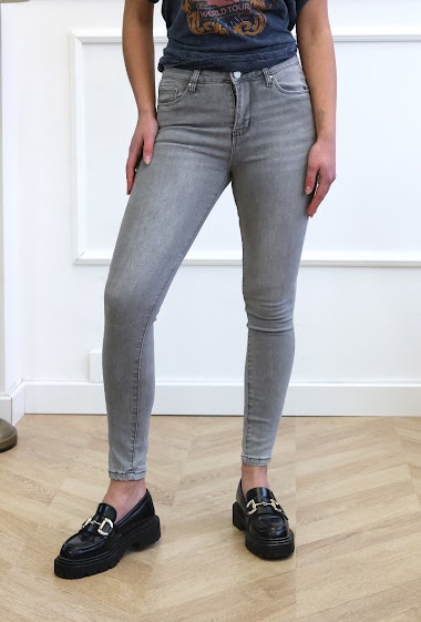 Mayorista Adilynn - Jeans slim gris