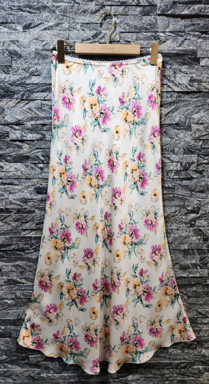 Wholesaler Adilynn - Flowing floral skirt