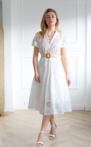 Wholesaler Adilynn - English embroidery dress