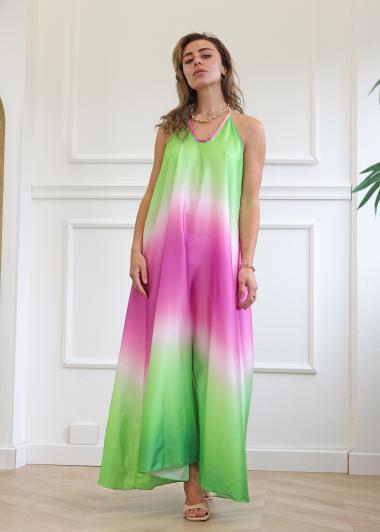 Grossiste Adilynn - Robe longue multicolore