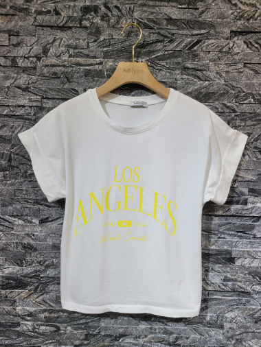 Grossiste Adilynn - T-shirt imprimé « Los Angeles »