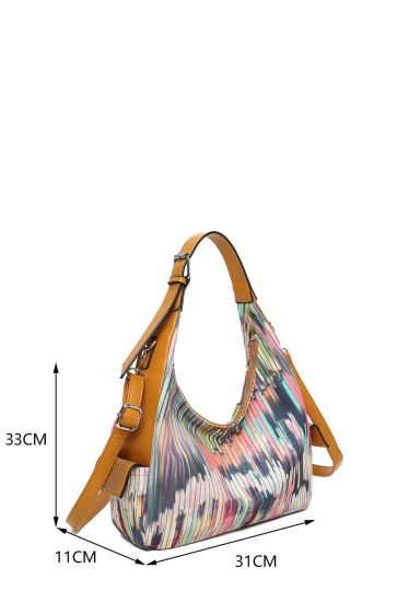 Wholesaler A&E - 1338-BV Multicolour Synthetic Handbag