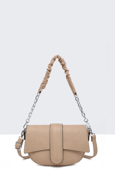 Wholesaler A&E - 28627-BV Grained Synthetic Shoulder Bag Handbag
