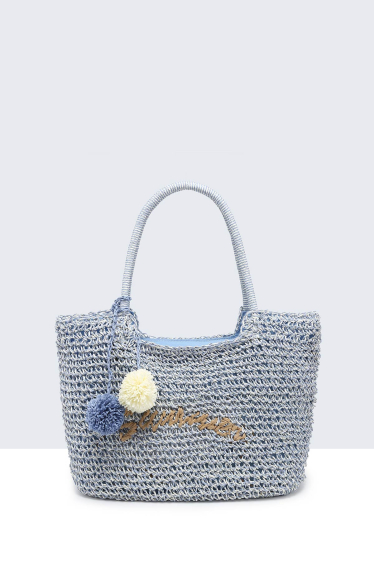 Wholesaler A&E - 8840-BV SUMMER handbag in crocheted paper straw
