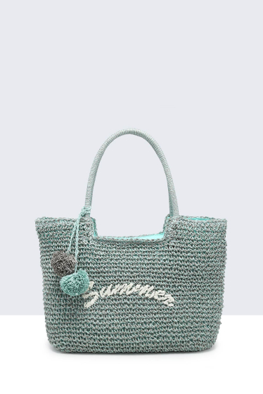 Wholesaler A&E - 8840-BV SUMMER handbag in crocheted paper straw