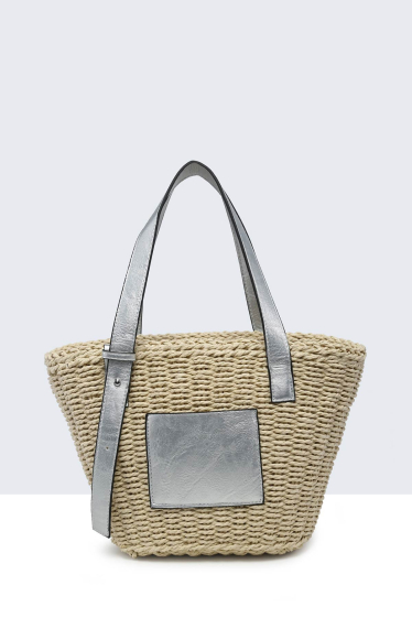 Wholesaler A&E - 9135-BV Crocheted paper straw handbag