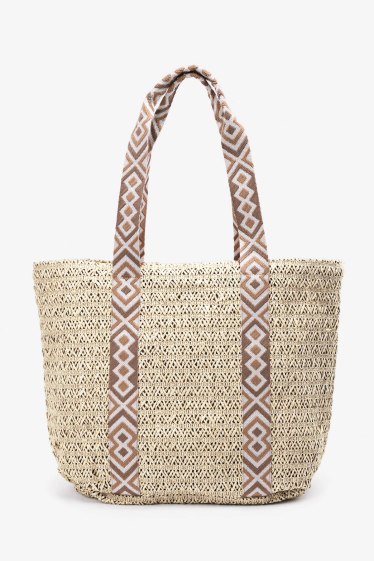 Wholesaler A&E - CL13085 Woven Basket Handbag
