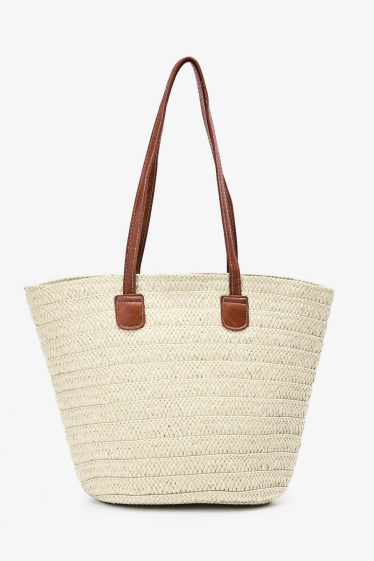 Wholesaler A&E - CL13113 Woven Basket Handbag