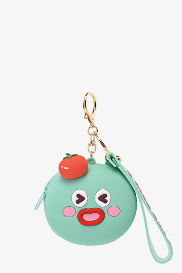 Wholesaler A&E - DG-3276 Fruit Emoji silicone purse