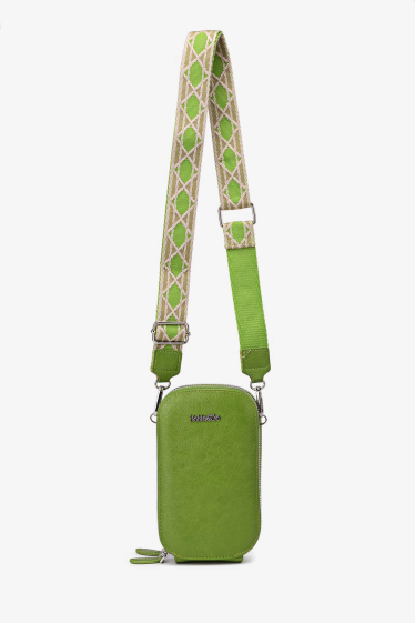 Wholesaler A&E - GZ2067V Synthetic phone-size shoulder pouch bag