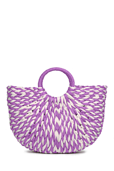 Wholesaler A&E - HL13214 Crocheted paper straw handbag / Beach bag