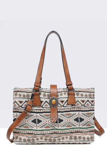 Wholesaler A&E - Bohemian style handbag 28635-BV