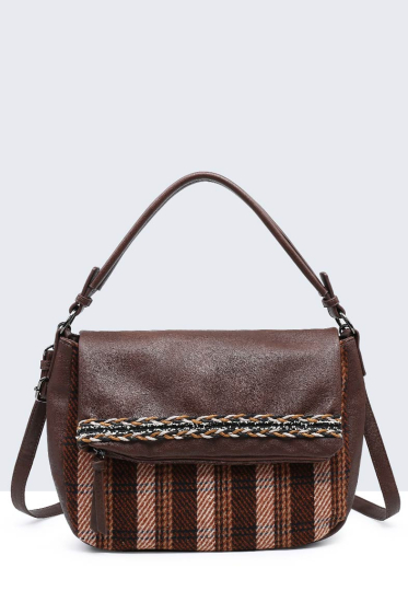 Wholesaler A&E - Synthetic handbag with flap 5137-BV