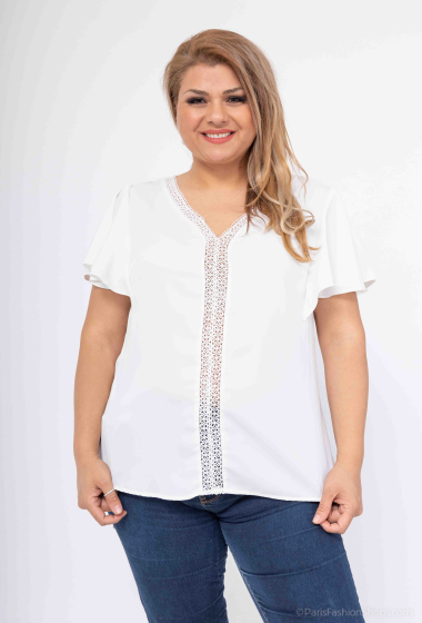 Wholesaler Afinity - Large size plain blouse