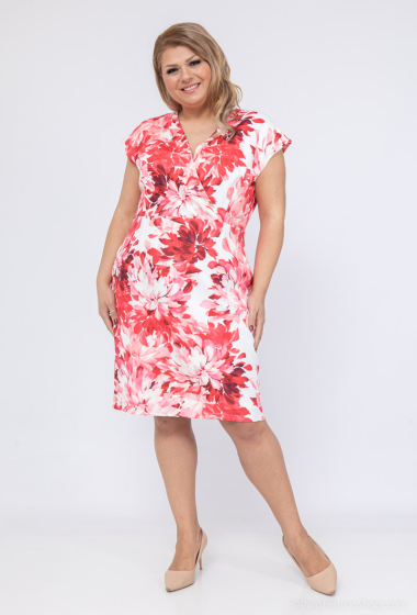 Wholesaler Afinity - Floral print straight dress