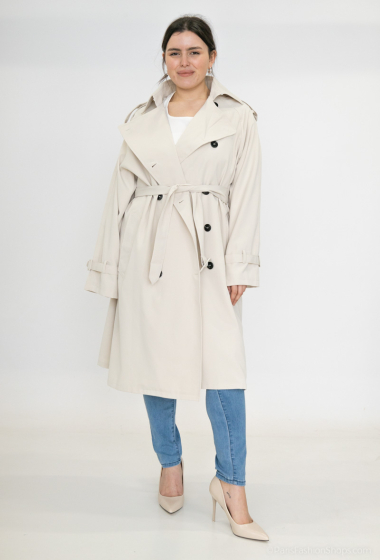 Wholesaler Afinity - Plus size trench coat