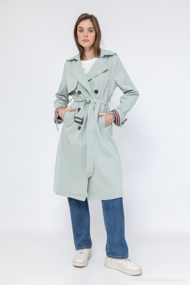 Wholesaler Afinity - Plain trench coat