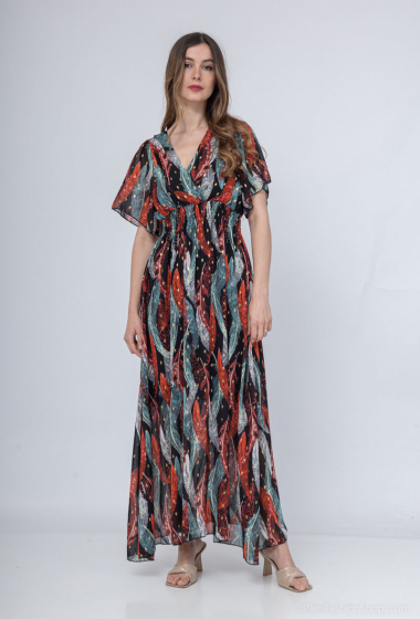 Wholesaler AISABELLE - Long short sleeve dress