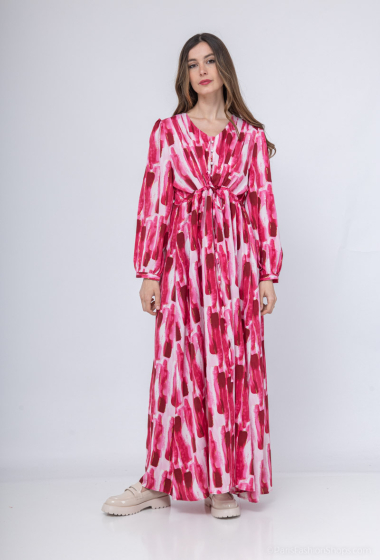Wholesaler AISABELLE - Long printed dress