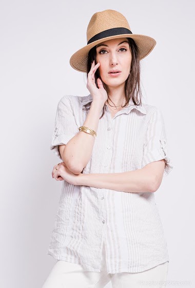 Wholesaler Alice.M - Striped linen shirt