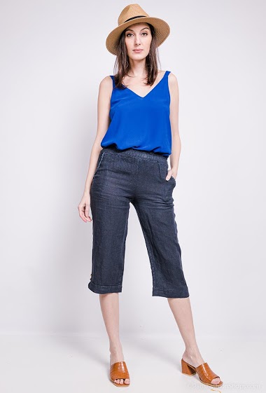 Wholesaler Alice.M - Linen crop pants