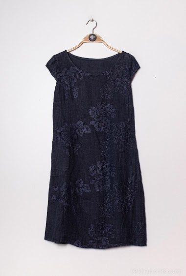 Wholesaler Alice.M - Linen embroidered dress