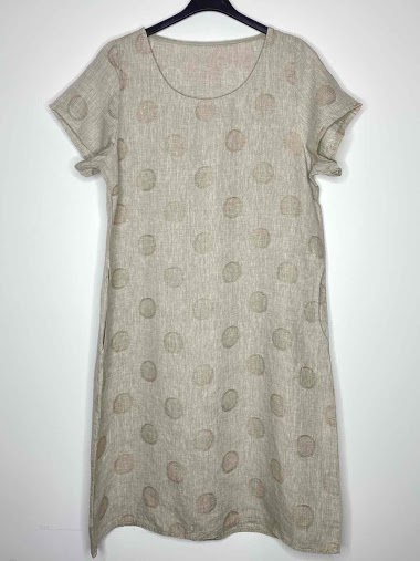 Wholesaler Fidèle - Natural linen dress