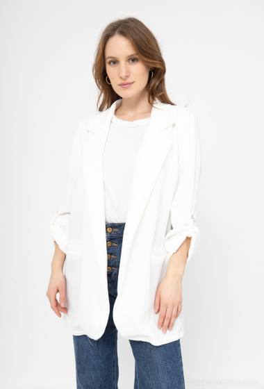 Wholesaler ALIDA MOD - Blazer with tailored collar and buttons on the sleeve