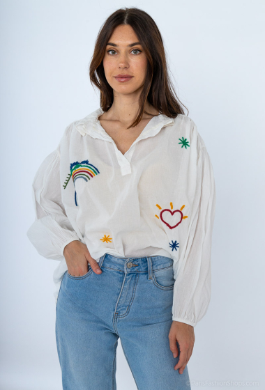 Wholesaler BY COCO - Embroidered blouse