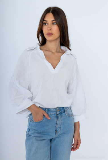 Wholesaler BY COCO - Cotton gauze blouse
