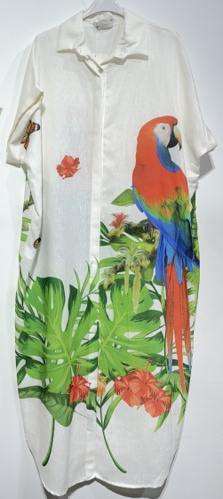 Wholesaler BY COCO - Long printed shirt