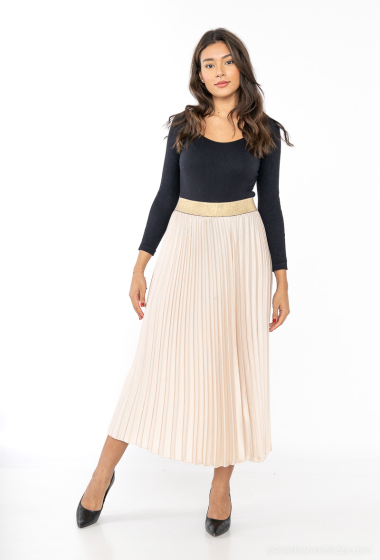 Wholesaler BY COCO - Satin pleated skirt