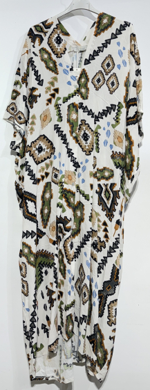 Wholesaler BY COCO - Printed shirt dress