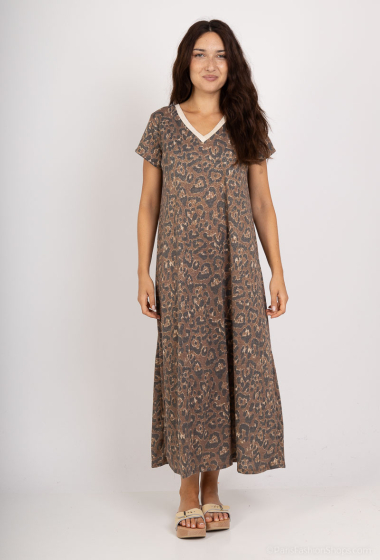 Wholesaler BY COCO - Leopard lurex dress