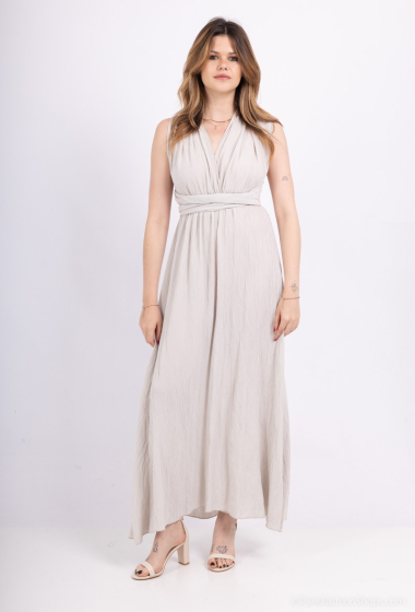 Wholesaler BY COCO - Long dress with multiple ways to tie