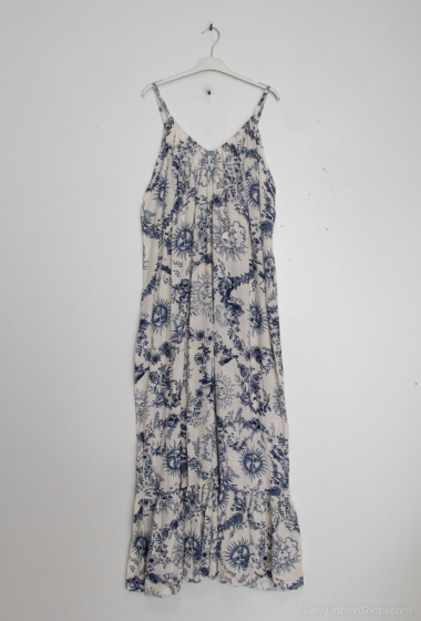 Wholesaler BY COCO - Long sun-print strap dress
