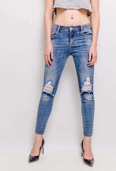 Wholesaler Alina - Ripped skinny jeans
