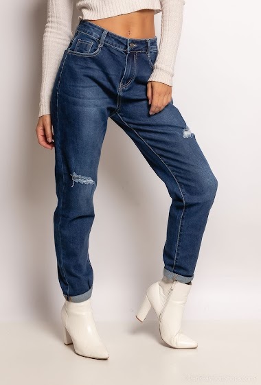 Wholesaler Alina - Ripped mom jeans