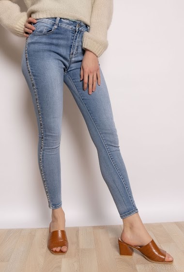 Mayorista Alina - Jeans skinny con adornos