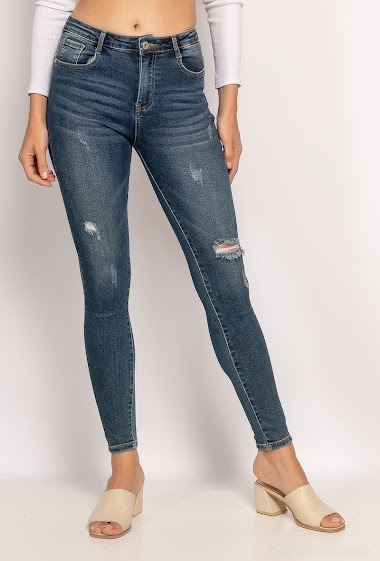 Großhändler Alina - Distressed skinny jeans